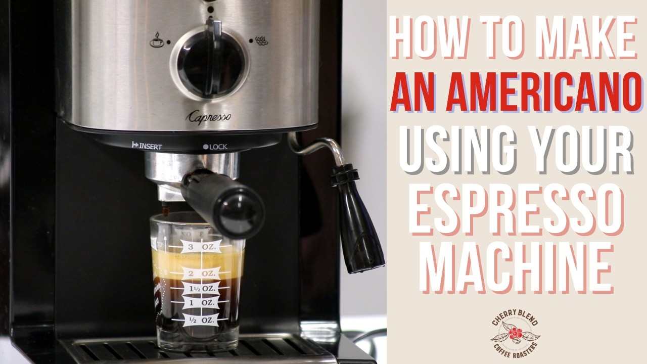 How to Make an Americano at Home With an Espresso Machine