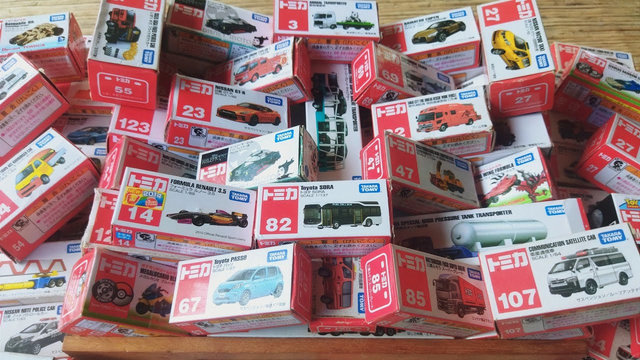 トミカの音で癒されるASMR～穏やかなトミカの世界 Unboxing ASMR Best Car Toy Learning ! Tomica !