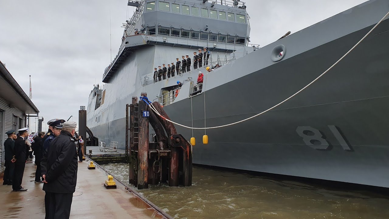 해군 순항훈련전단 한산도함 함부르크 출항(2023 Cruise Task Group ROKS HANSANDO's Departure from Hamburg)