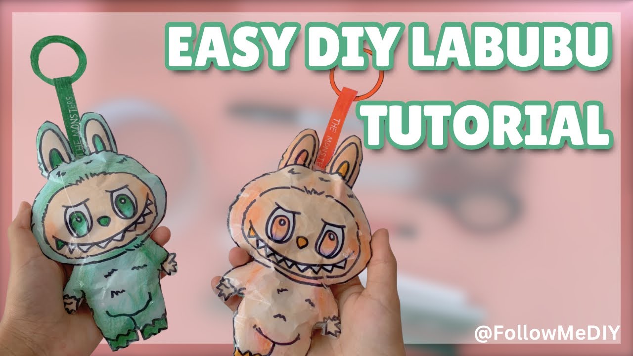 EASY DIY LABUBU TUTORIAL! #labubu #tutorial #diy #viral