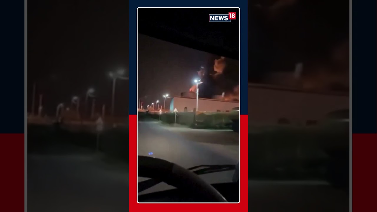 Huge Fire Erupts at Russian Industrial Site in Saratov After Suspected Ukraine Drone Strike | N18S