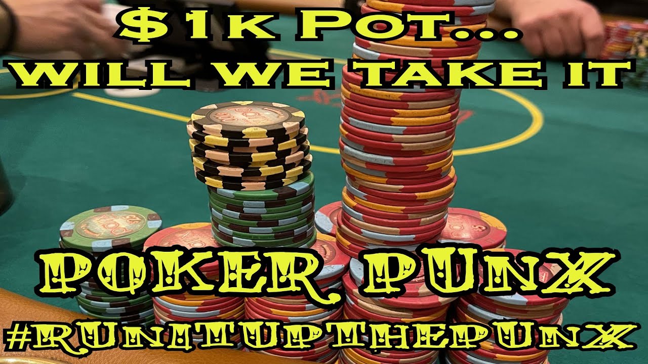 Make or break $1k pot at Parx Casino - Poker Vlog