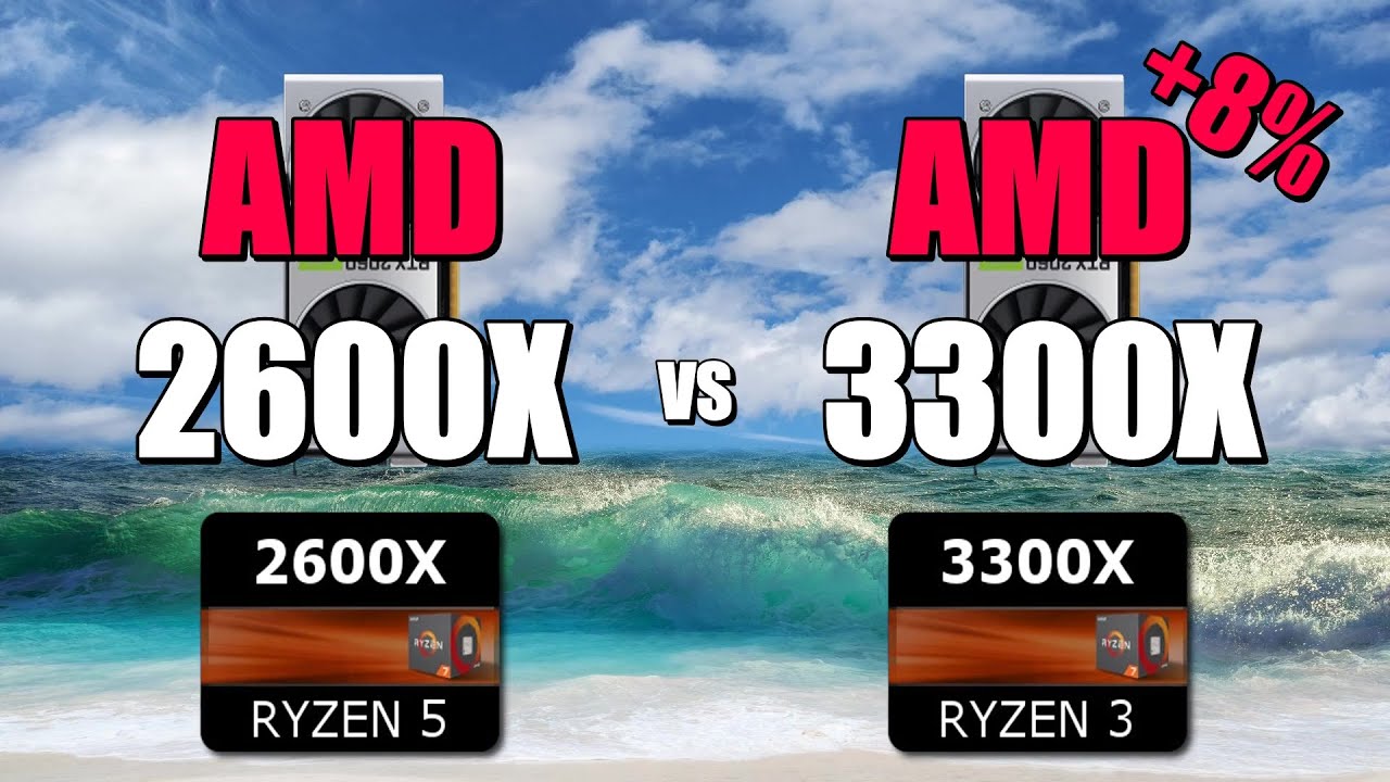 2600X vs 3300X - 2060S. CSGO, Fortnite, PUBG, GTAV, Overwatch.