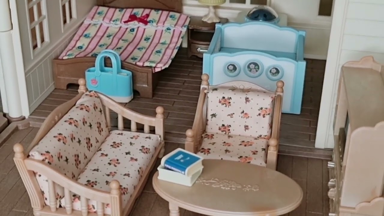 Sylvanian Families Large House with Carport Set Up [ASMR, Relaxing]
