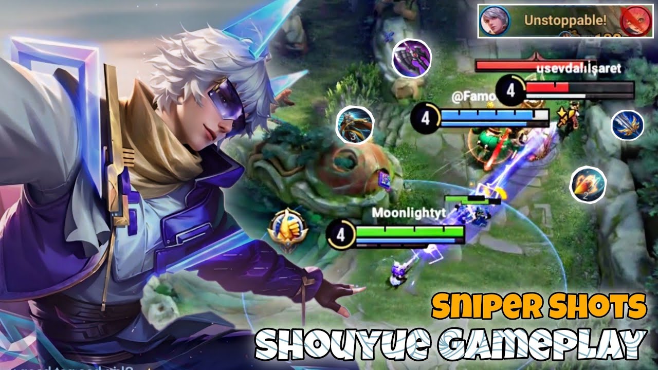 Shouyue Farm Lane Pro Gameplay | Sniper Shots | Honor of Kings HOK KOG