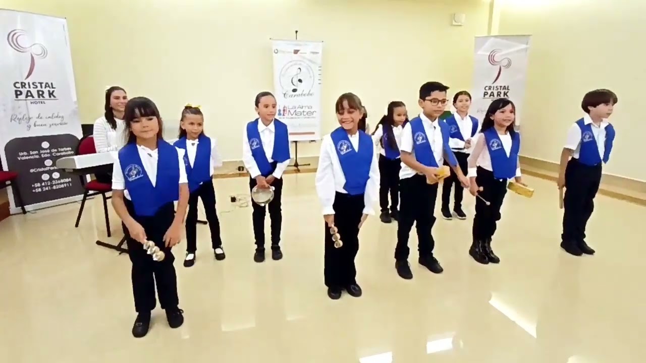 Banda Rítmica de Iniciación Musical   Bajo de un botón/   Popular Infantil  / Himno de la alegría