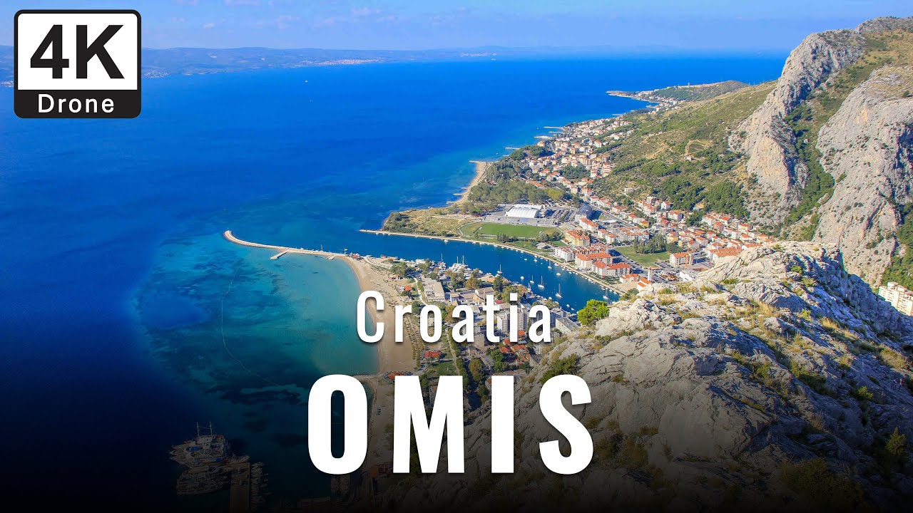 Omi&scaron; Croatia 🇭🇷 | Adriatic Coast, Cetina River & Mountains | 4K Drone Vlog