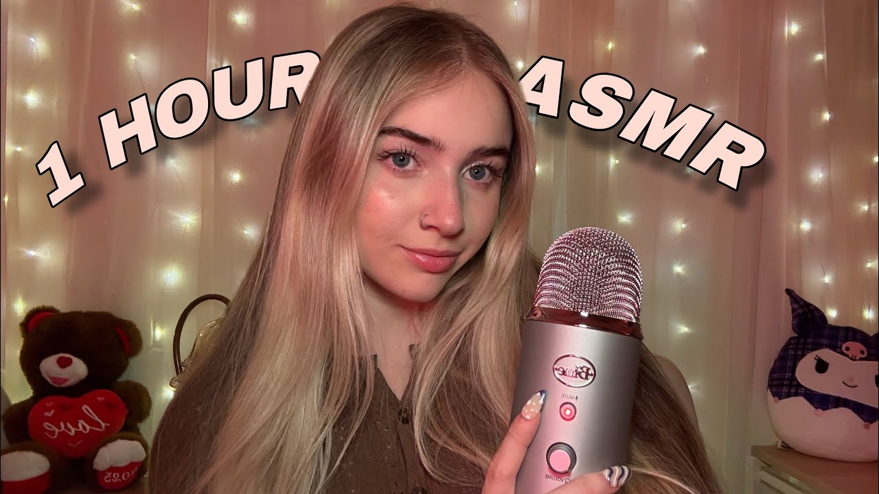 1 Hour ASMR Asking Questions Until You Sleep😴 Close, Inaudible Whispers