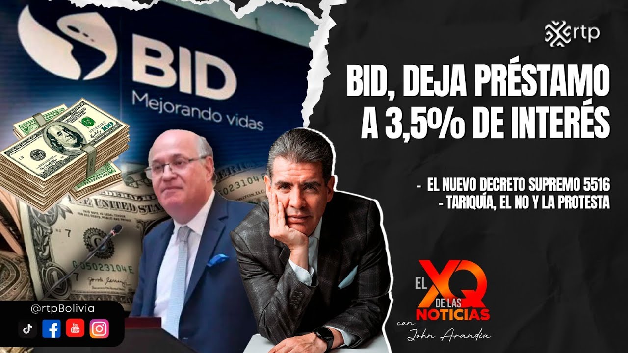 BID, deja préstamo a 3,5% de interés | XQ de las Noticias | 13-01-2026