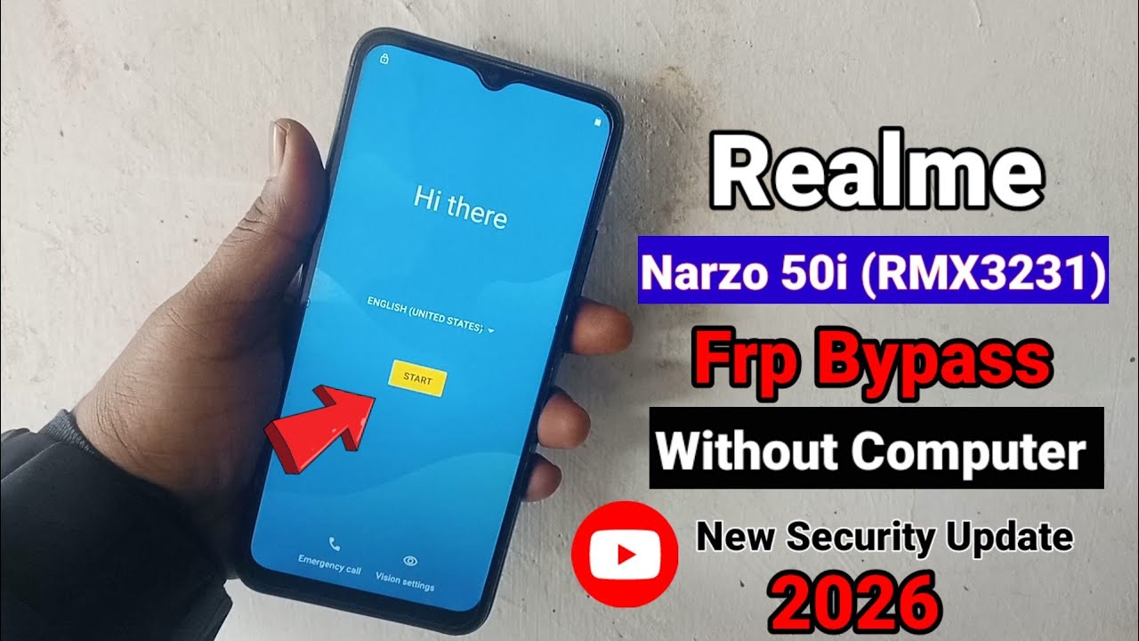 Realme narzo 50i frp bypass 2026 | realme 50i frp bypass | narzo 50i frp bypass no pc.. 