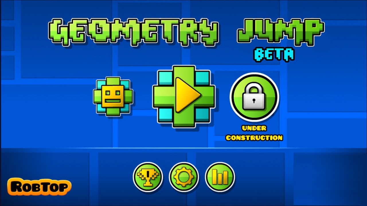 Geometry Jump - All 6 Levels FANMADE (Beta Geometry Dash)