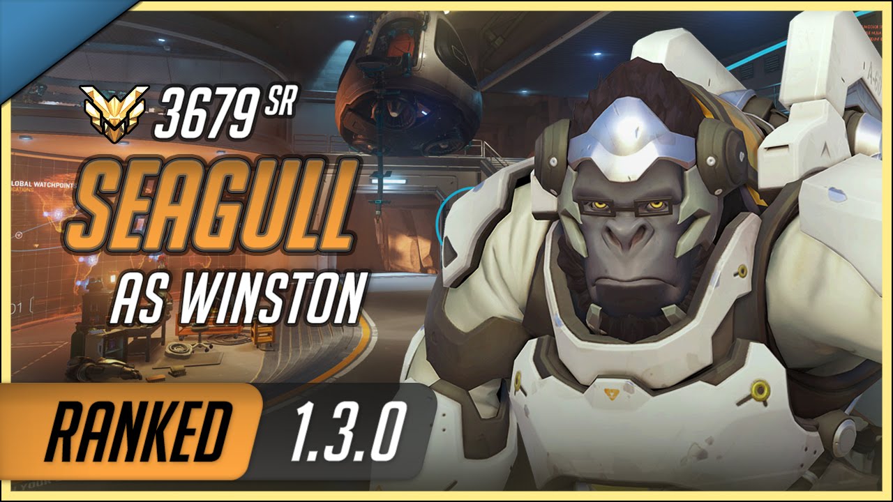 [Rating:3679] NRG Seagull as Winston on Watchpoint Gibraltar Escort / S2 Master Ranked Gameplay