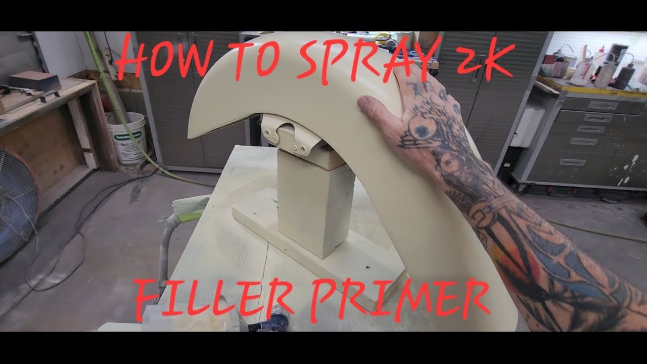 How to spray filler primer for thickness