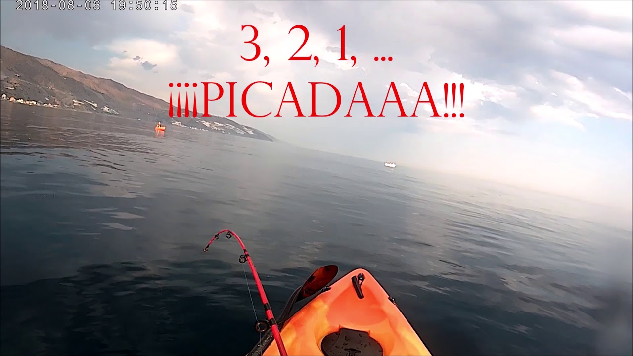 Pesca fondeada desde kayak. Verano 2018