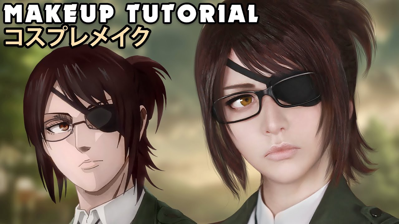 ☆ Hange Cosplay Makeup Tutorial Attack on Titan 進撃の巨人 ☆