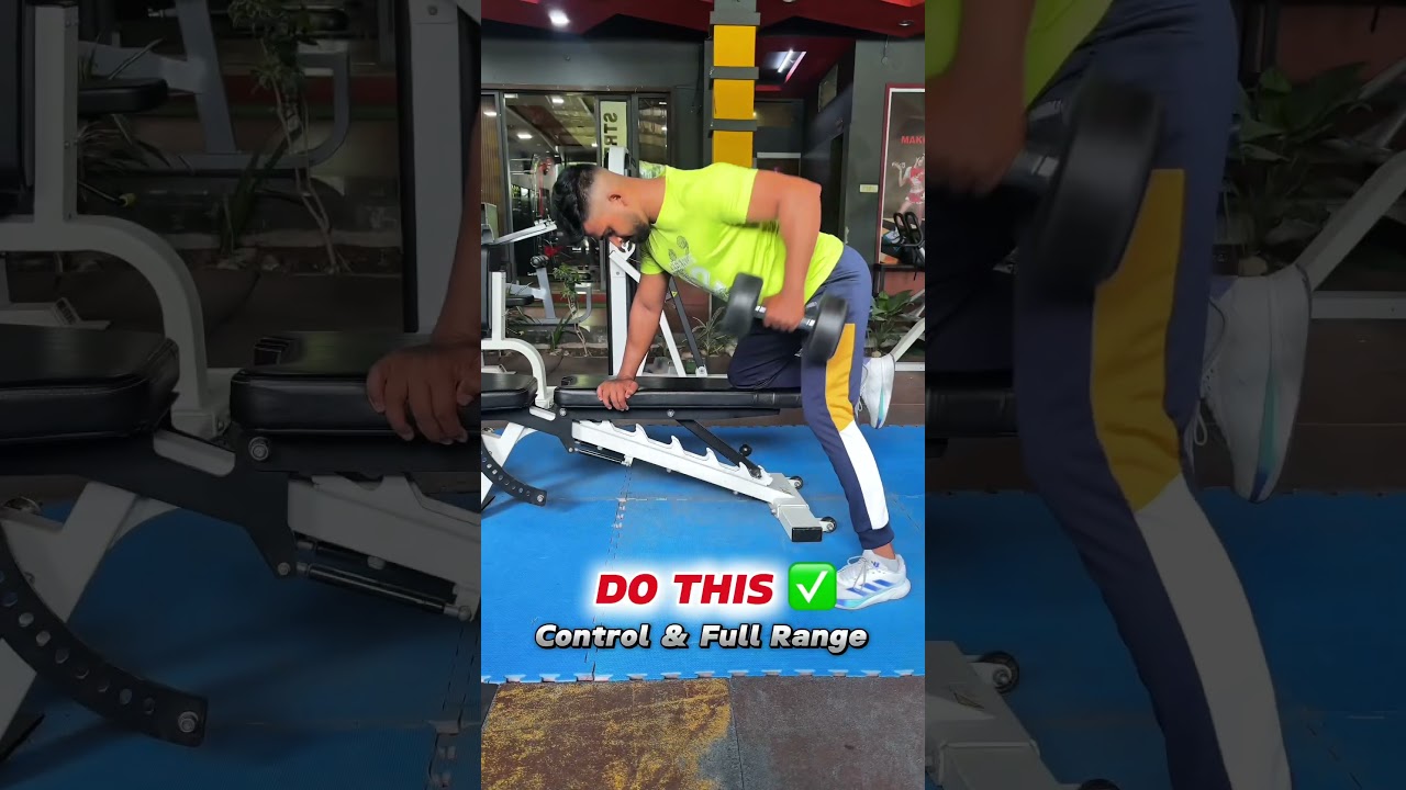 Form correction of Db Rows|formcorrection |workouttips |fitnesstips |shorts #shorts #formcorrection