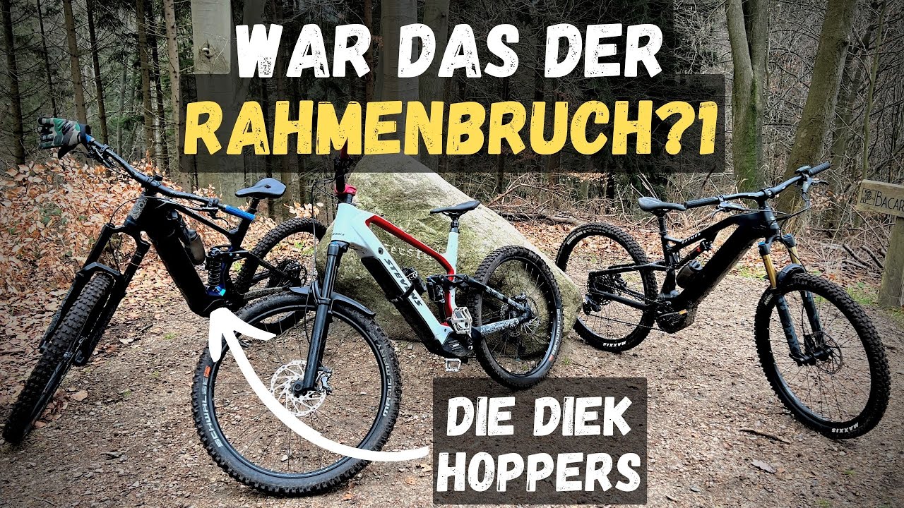 CHAOS TOUR MIT DEN DIEK HOPPERS 😂| Harburger Berge | Raymon FullRay 150E 11.0 | Childhood Dreams