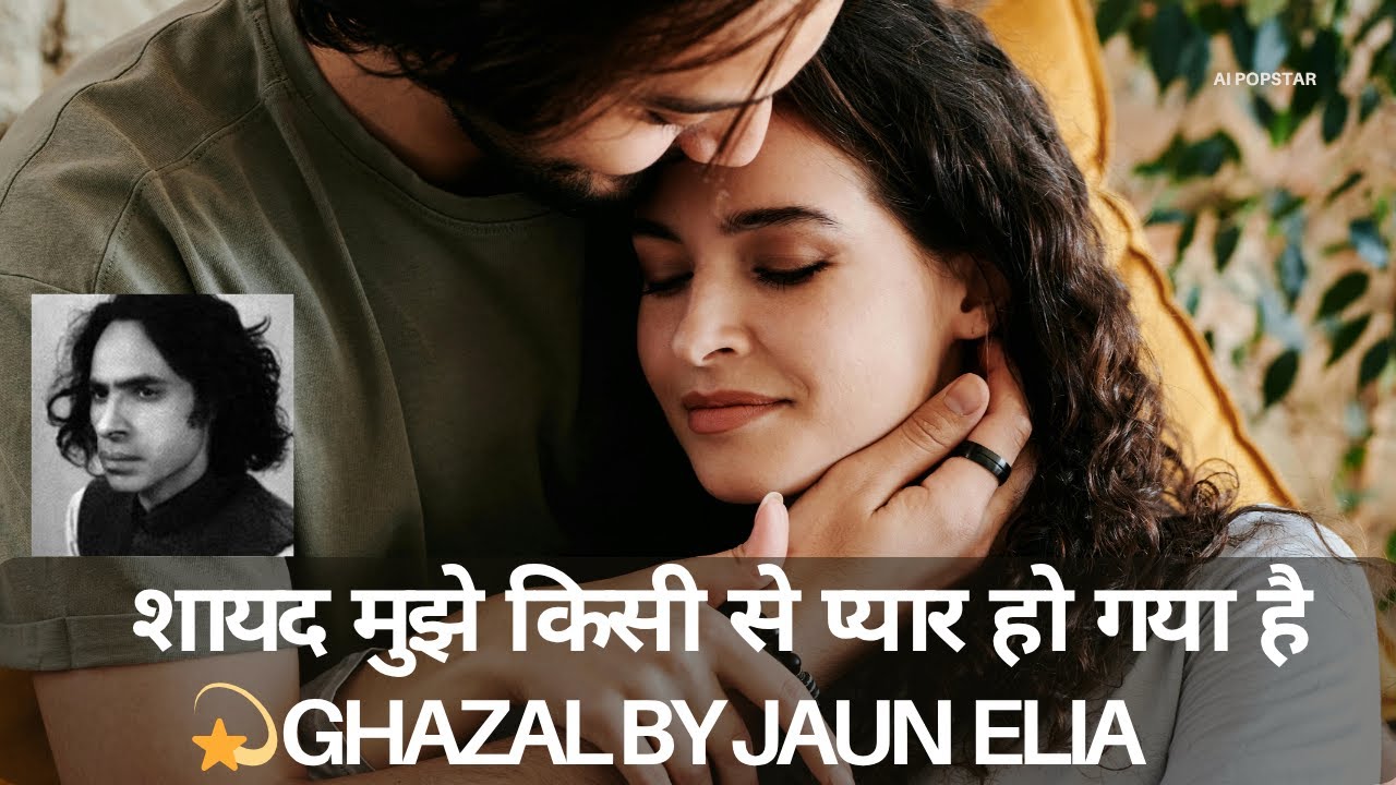 Shaayad Mujhe Kisi Se Pyaar Ho Gaya Hai | Jaun Elia Ghazal | Heartfelt Urdu Poetry | Love Ghazal