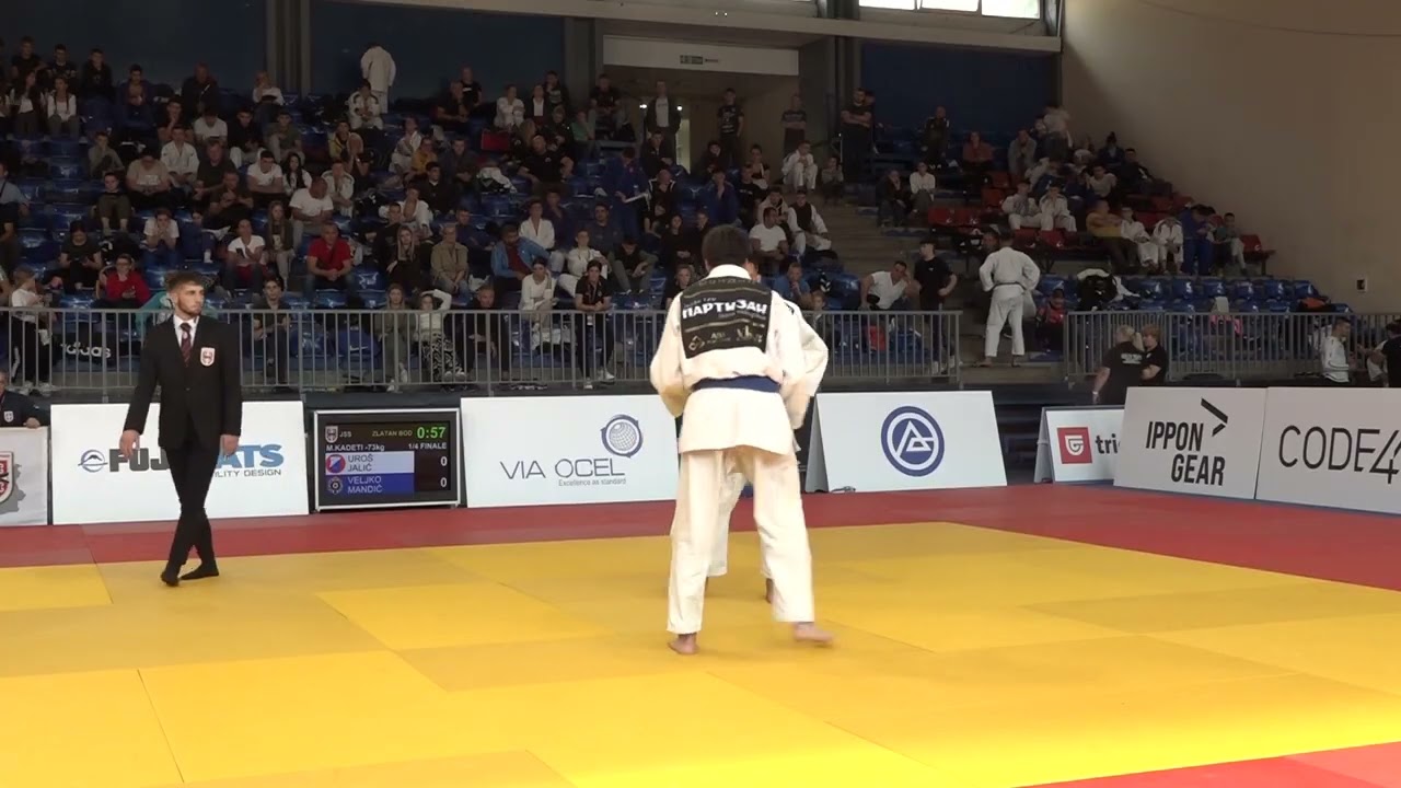 Uroš Jalić CEM Veljko Mandić PBG 0:1 -73kg #PrvenstvoSrbijeMKadeti2024