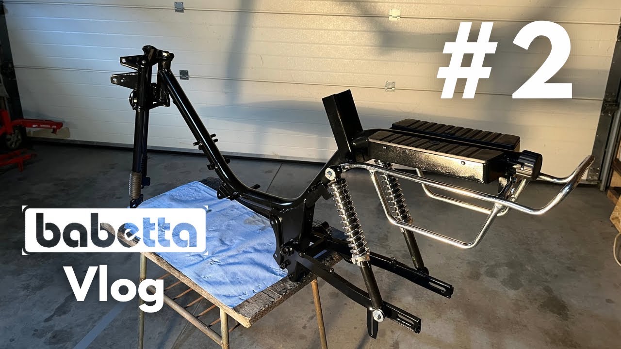 Babetta 210 VLOG #2 / Lakovanie, nové diely, skladanie…!