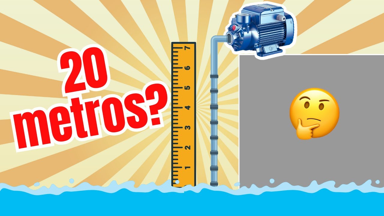 🤯Cuánta ALTURA puede SUCCIONAR una BOMBA de agua MÁXIMO??