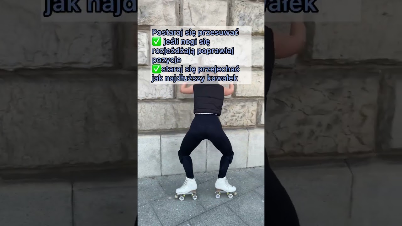 Jak jechać bokiem  #wrotki