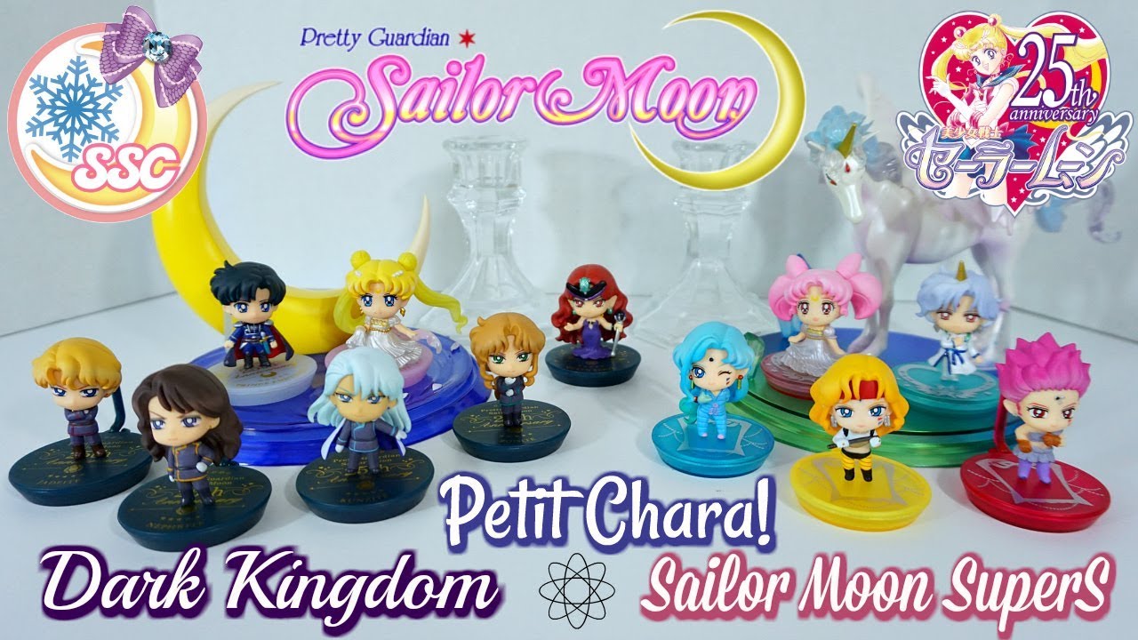 Распаковка/обзор Sailor Moon Petit Chara Dark Kingdom & SuperS ~ Sailor Moon