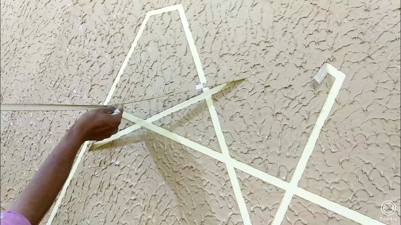 Wall Texture ideas and Asian paint interior.