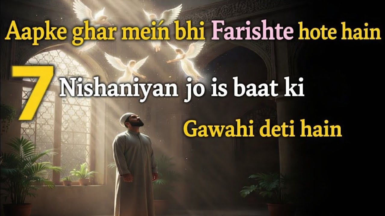 "Aapke ghar mein bhi farishte hote hain | 7 nishaniyan jo Allah ki rehmat batati hain"