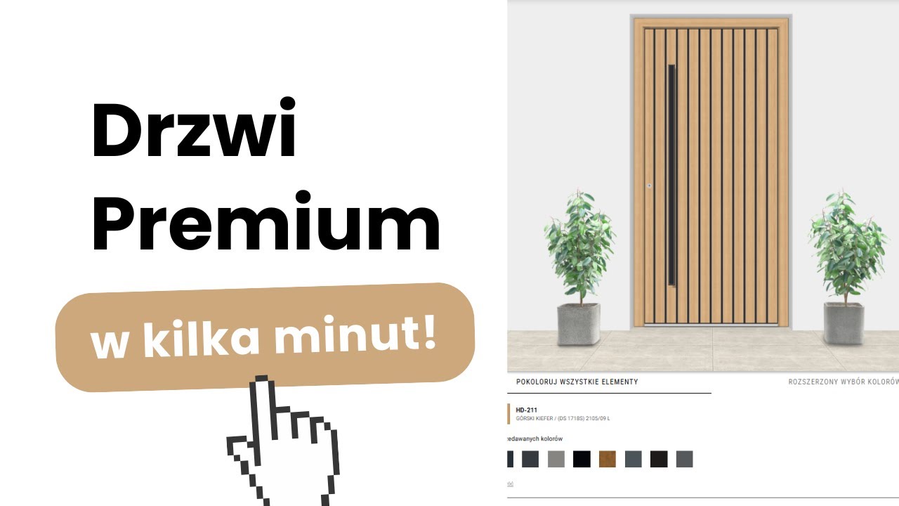Skonfiguruj swoje drzwi premium online! Tutorial krok po kroku
