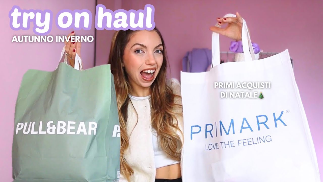 TRY ON HAUL 🛍️❄️ Primark, Pull&Bear, Sephora