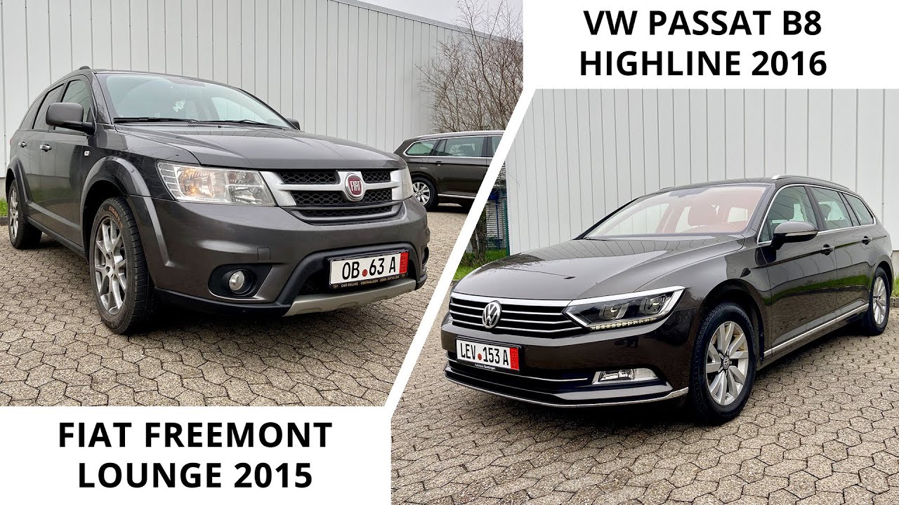 Семейный FIAT FREEMONT и стильный PASSAT HIGHLINE из Германии /// Обзор авто
