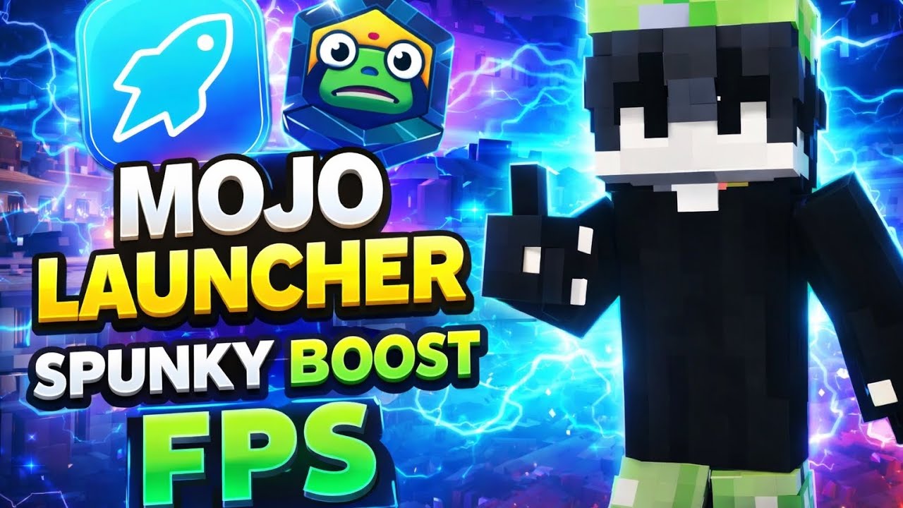 Spunky Boost + Mojo Launcher FPS Boost 😱 Minecraft Lag Fix| #mgsumitm1