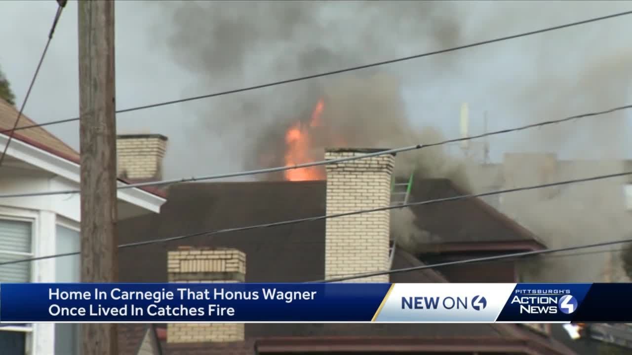Former home of Pirates baseball legend Honus Wagner catches fire in Carnegie