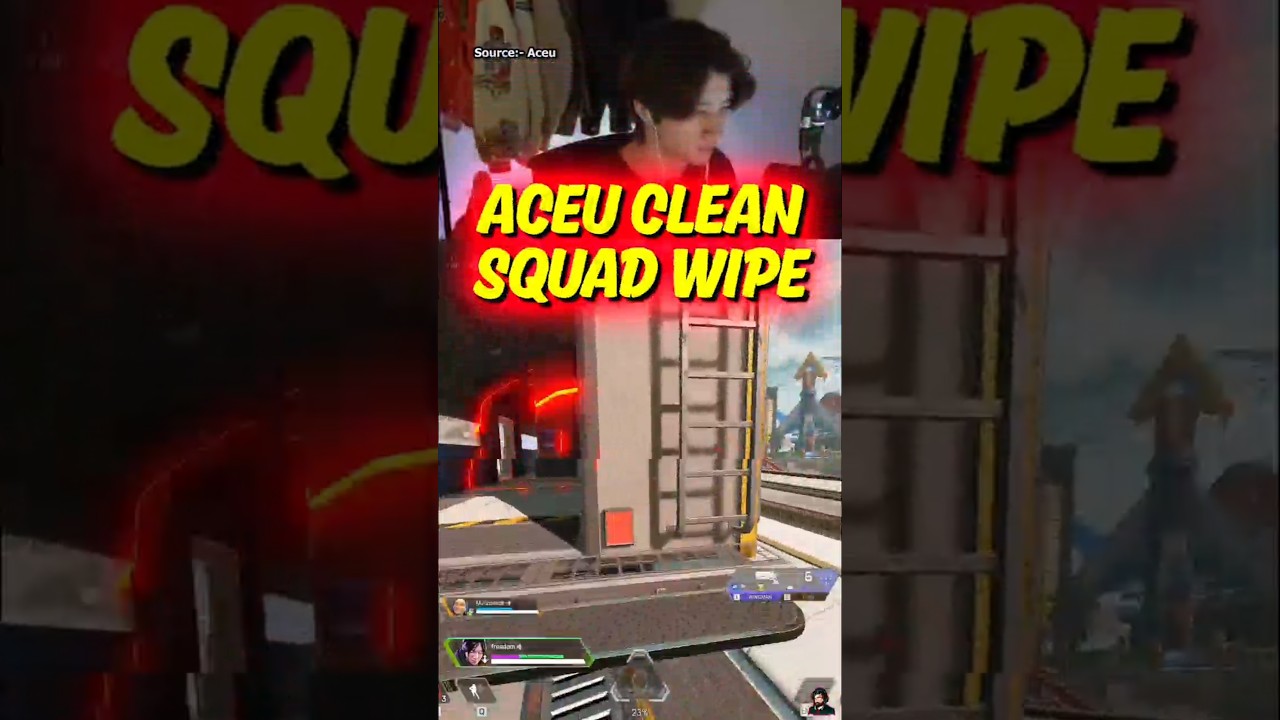 Aceu Clean Squad Wipe Win | Apex Legends #apexlegends #shorts