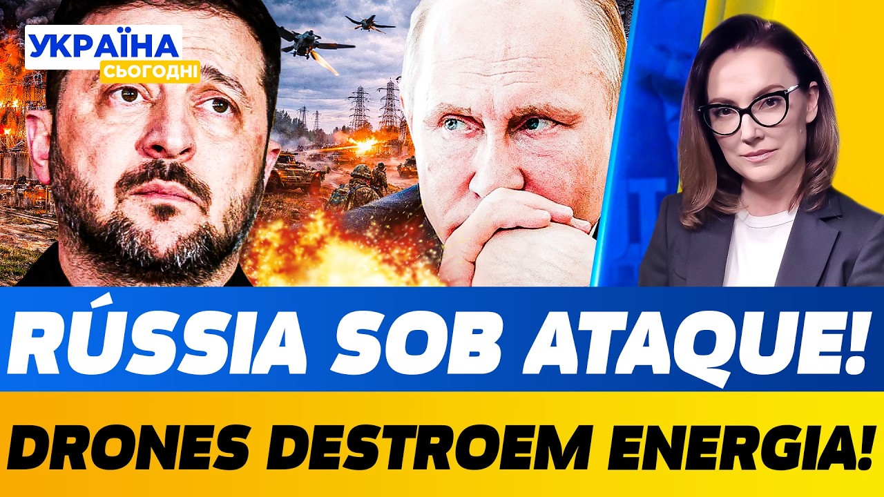 ⚡️ Rússia sob ATAQUE MASSIVO! Drones atingem energia! Ucrânia AVANÇA e frente começa a ceder?!