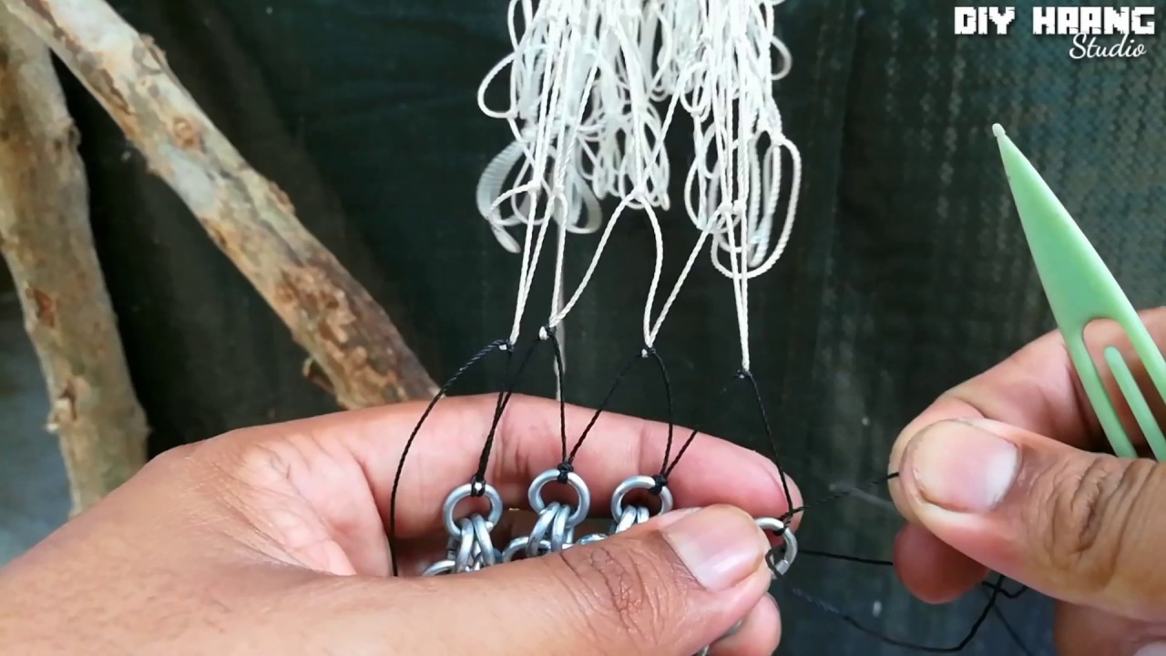 ีวิธีใส่ลูกแห ตั้งแต่เริ่มต้น แบบง่ายๆ ดูแล้วเข้าใจทำตามได้ | DIY Netmaking