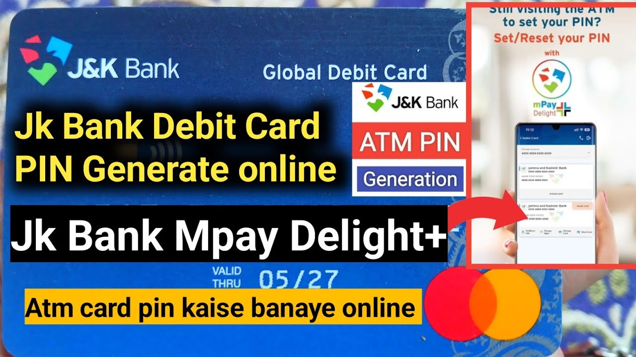 Jk Bank Atm Pin Generate Kaise Kare | Jk Bank Debit Card Pin Online Generation | JK Bank Debit Card
