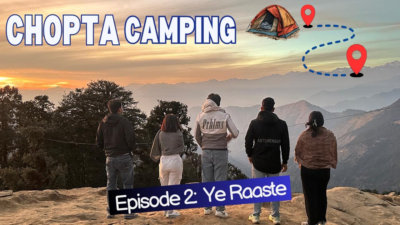 Rishikesh to Chopta Road Trip 🚗 | Devprayag Sangam | Night Camping