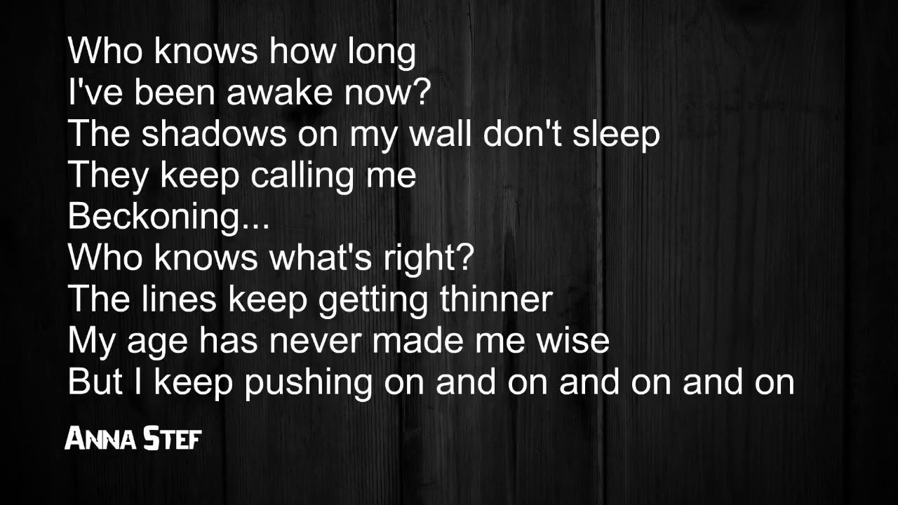 IMAGINE DRAGONS  - NOTHING LEFT TO SAY KARAOKE