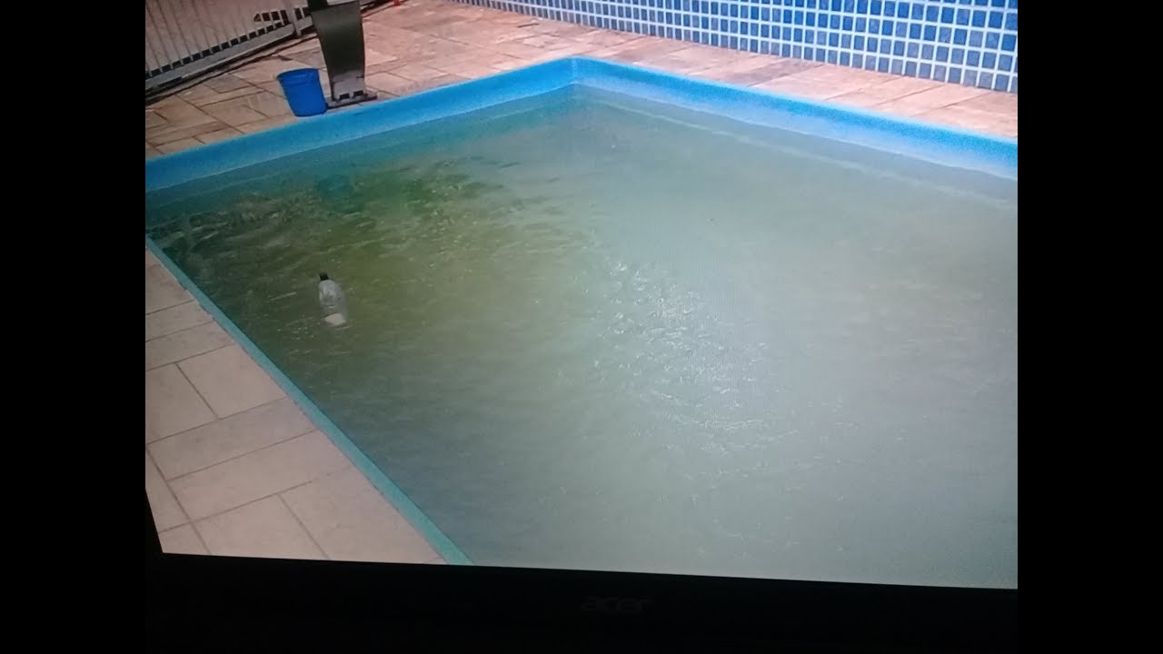 piscina com água verde  veja como resolver o problema