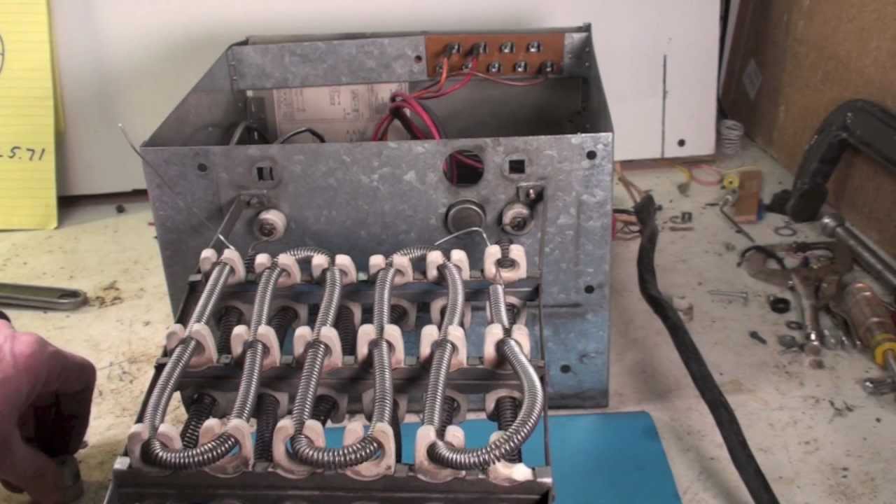 How to restring the electric furnace element