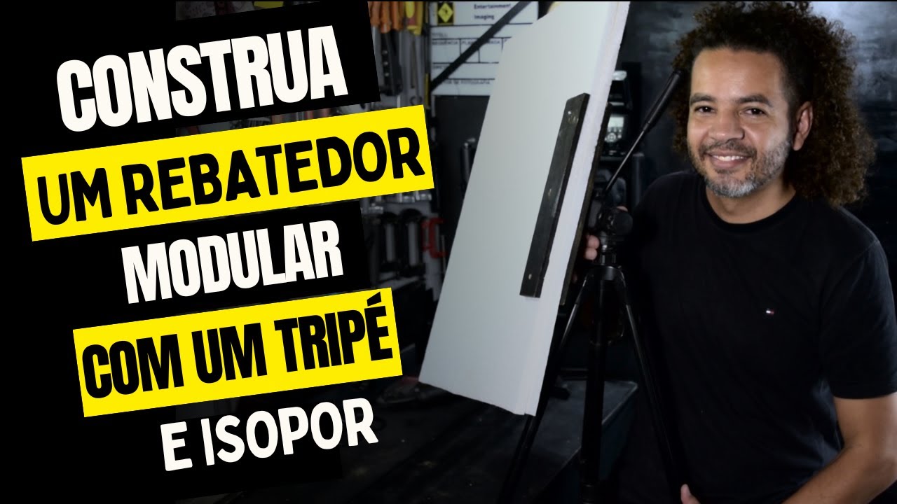 Construa um Rebatedor INCR&Iacute;VEL com Apenas um Trip&eacute; e Isopor!