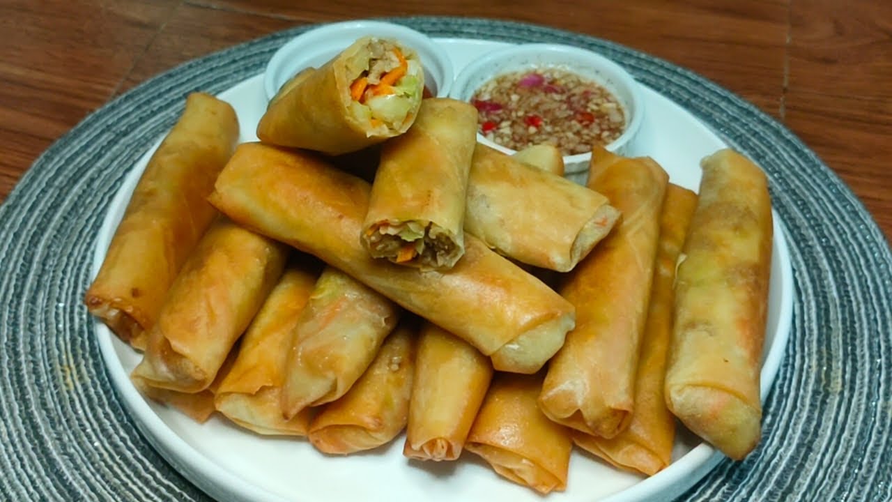 ANOTHER LUMPIA RECIPE NA PWEDE MO DIN SUBUKAN! MADALI LANG LUTUIN AT SIMPLE LANG ANG MGA SANGKAP!