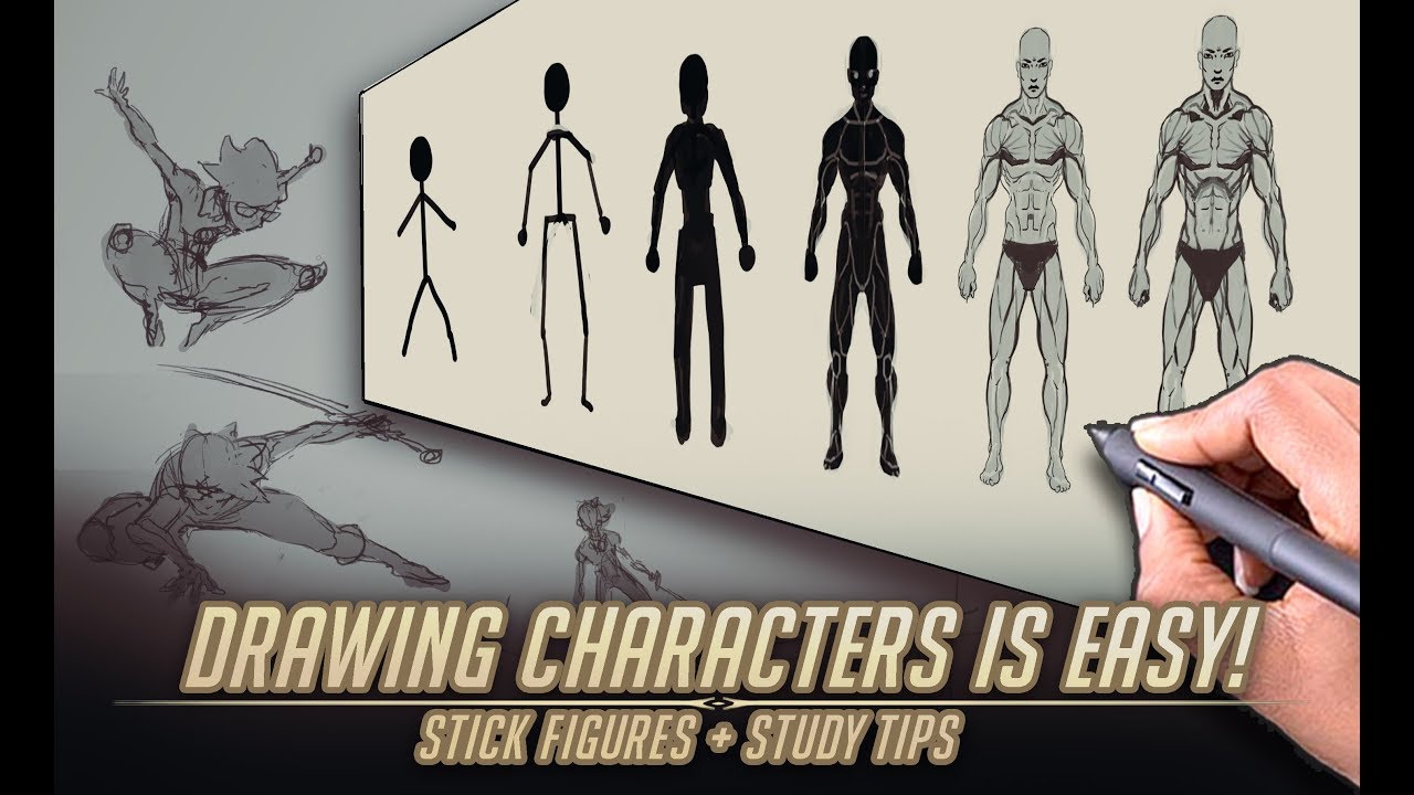 Drawing characters is easy!
