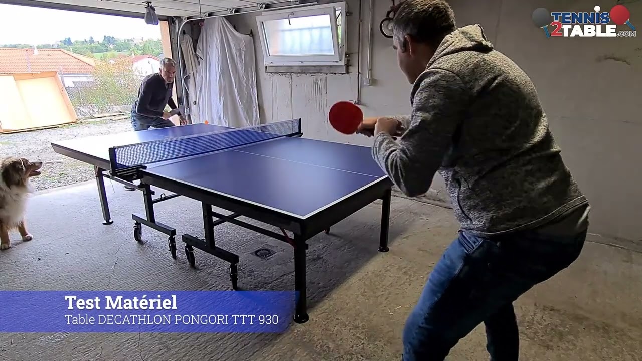 Test de la table DECATHLON PONGORI TTT 930 Indoor - Table de compétition homologuée ITTF