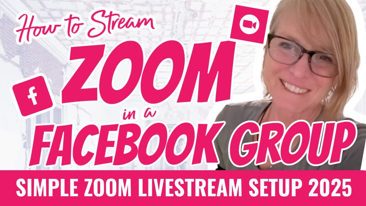 How to Stream Zoom in a Facebook Group 2025 | Live Streaming with Zoom For Beginners