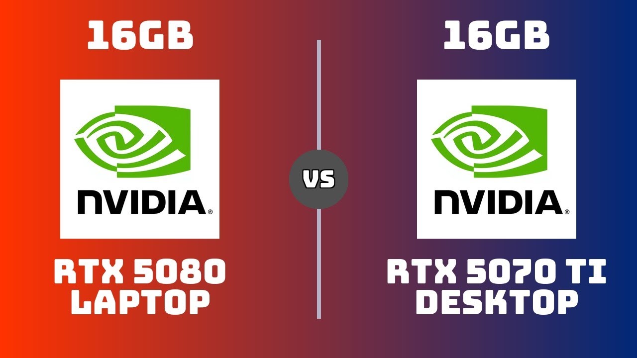 RTX 5080 Laptop vs RTX 5070 Ti Desktop &ndash; Gaming & Productivity | Which One Wins? (1080p, 2K & 4K)