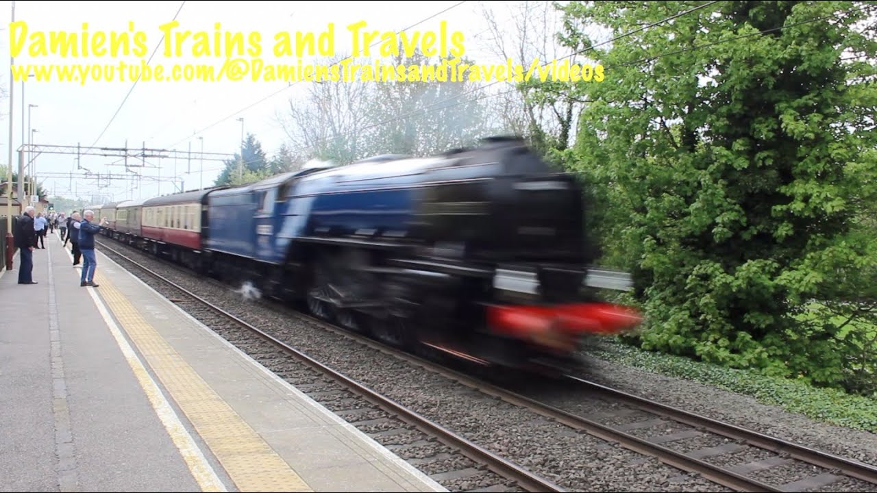 LNER Peppercorn Class A2 60532 Blue Peter Loaded Mainline Test Run at Penkridge Station 2nd May 2024