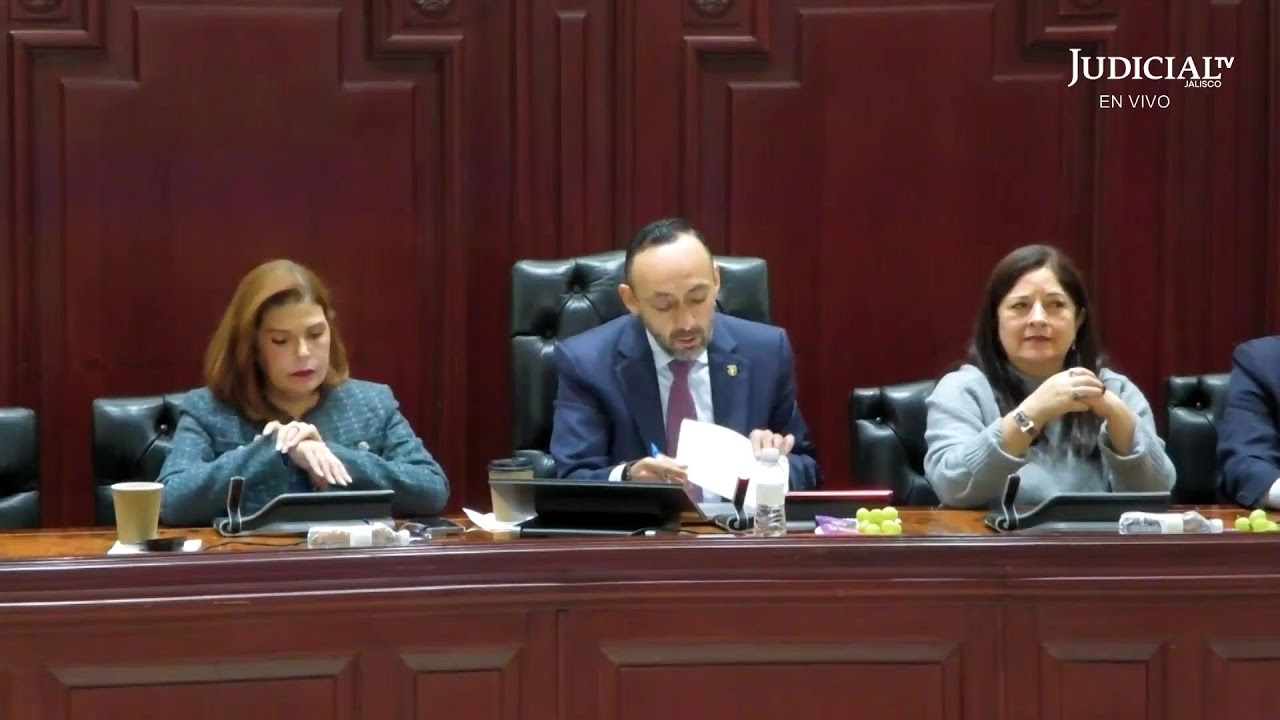 🔴 EN VIVO 3° Sesión Plenaria Ordinaria del Supremo Tribunal de Justicia del Estado de Jalisco